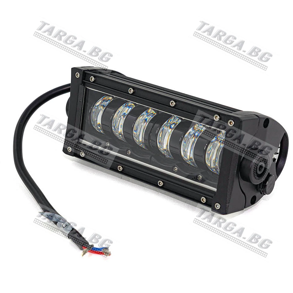 LED бар 48W – комбиниран светлинен поток от 6 диода по 5W + 3W