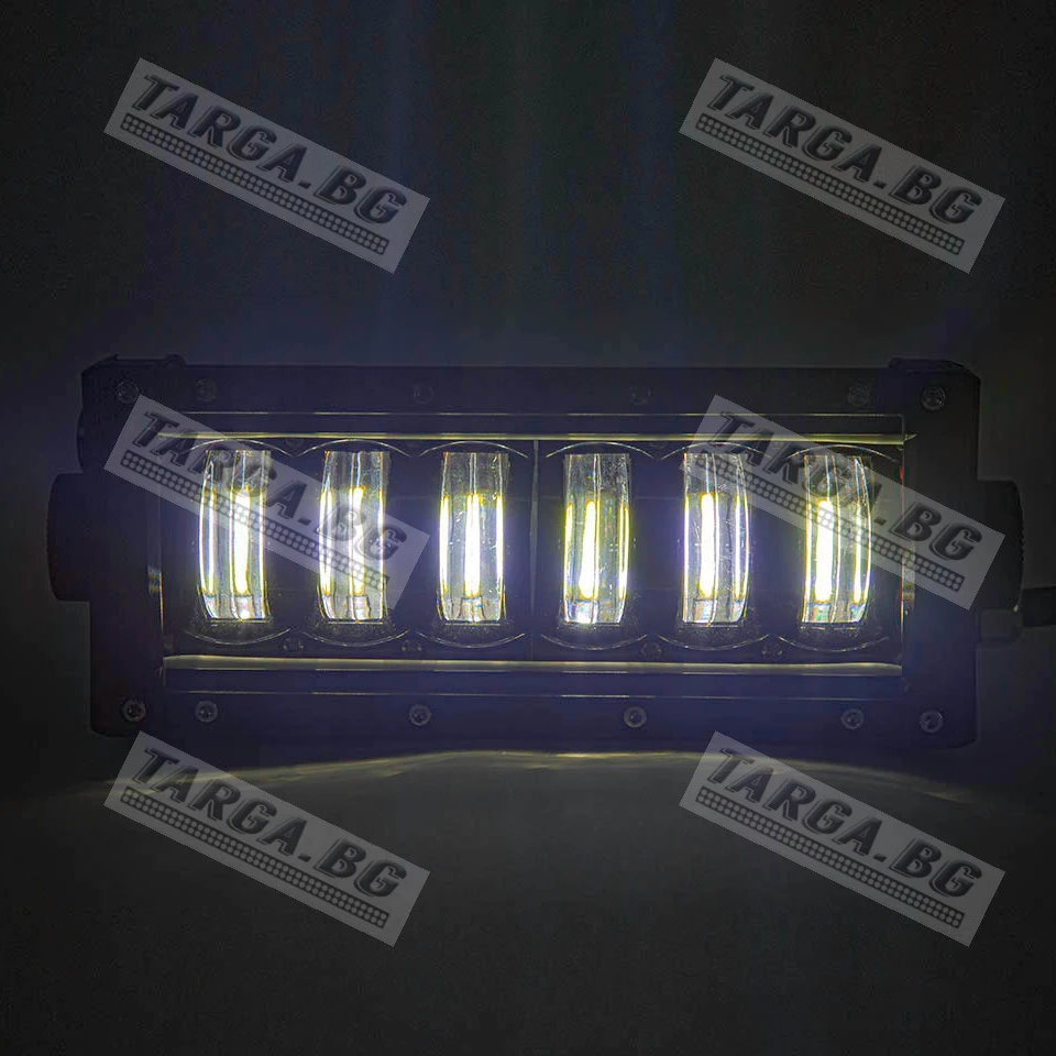 LED бар 48W – комбиниран светлинен поток от 6 диода по 5W + 3W