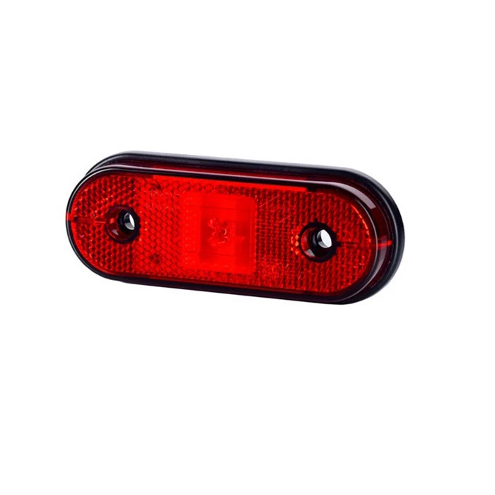 Червен LED габарит, 1 диод овал, 12-24V LD634-1.jpg