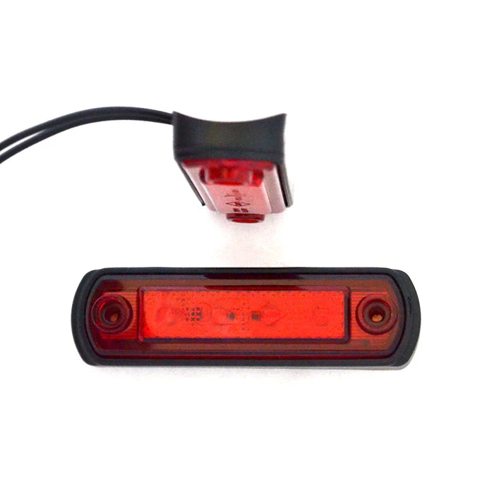 ЛЕД- габарит- за- ролбар  червен, 12-24V