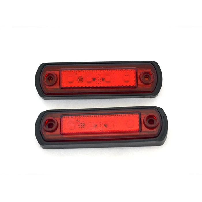 ЛЕД- габарит- за- ролбар  червен, 12-24V