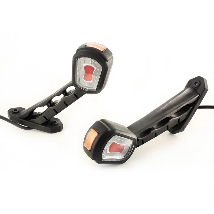 Неон- LED- рогче -косо- жълто бяло червено 12/24V