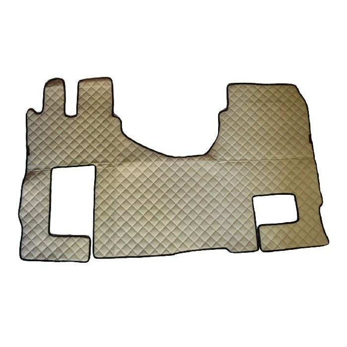 Бежови- кожени -стелки- за MERCEDES ACTROS MP4, с ръчни скорости