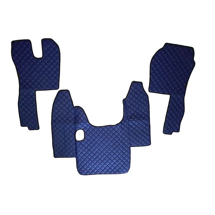 Сини кожени стелки за SCANIA R 2004/2009, с ръчни скорости