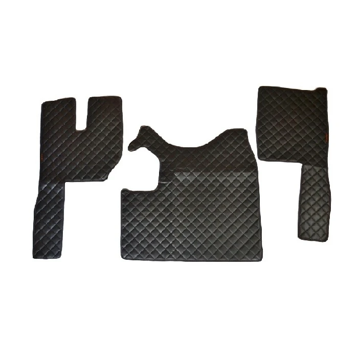 Черни кожени стелки за VOLVO FH с ръчни скорости, 2013+