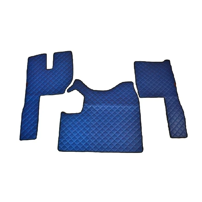 Сини- кожени- стелки- за VOLVO FH, с ръчни скорости, 2013+