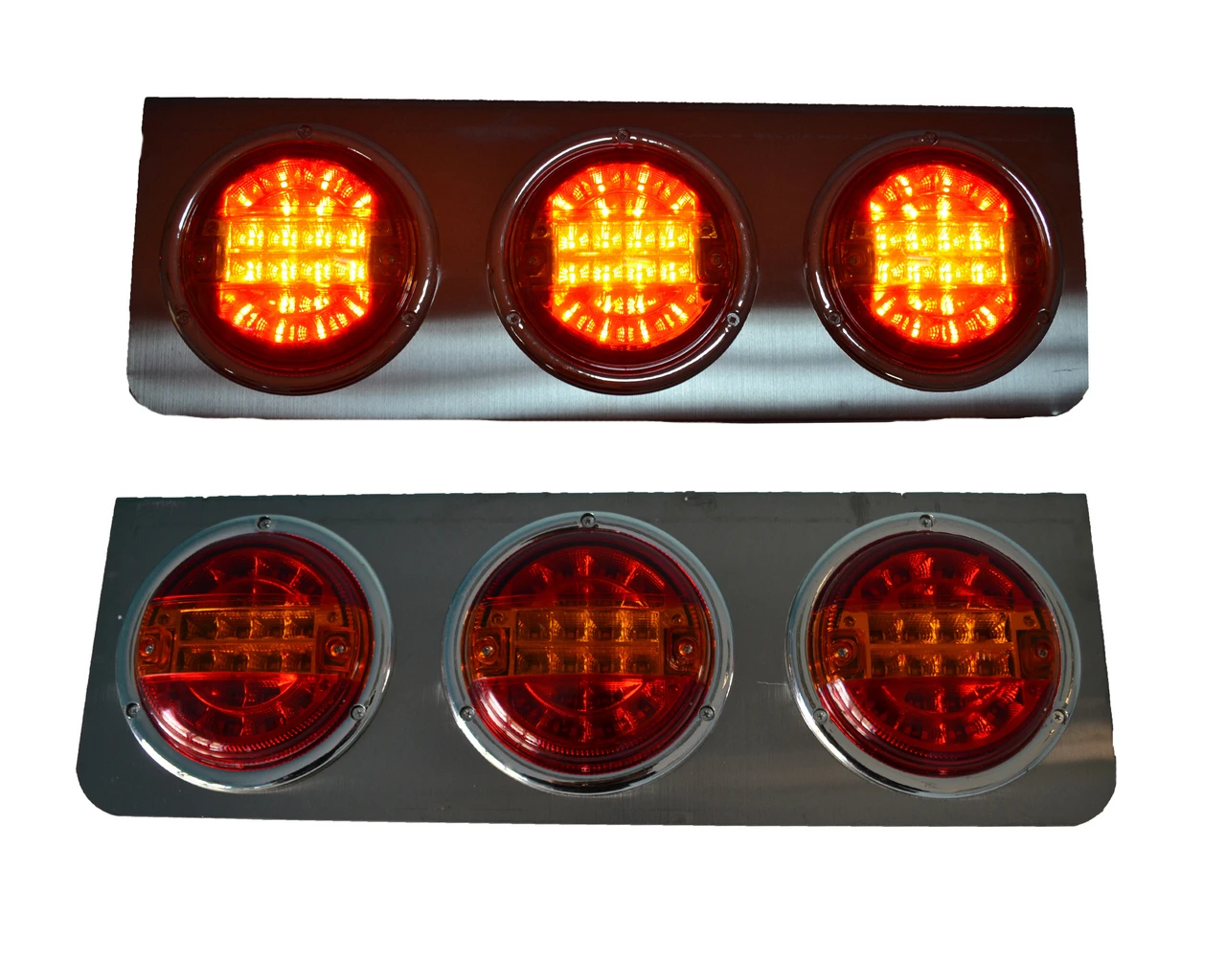 1 бр- LED- стоп- с -3- кръгли хамбургера