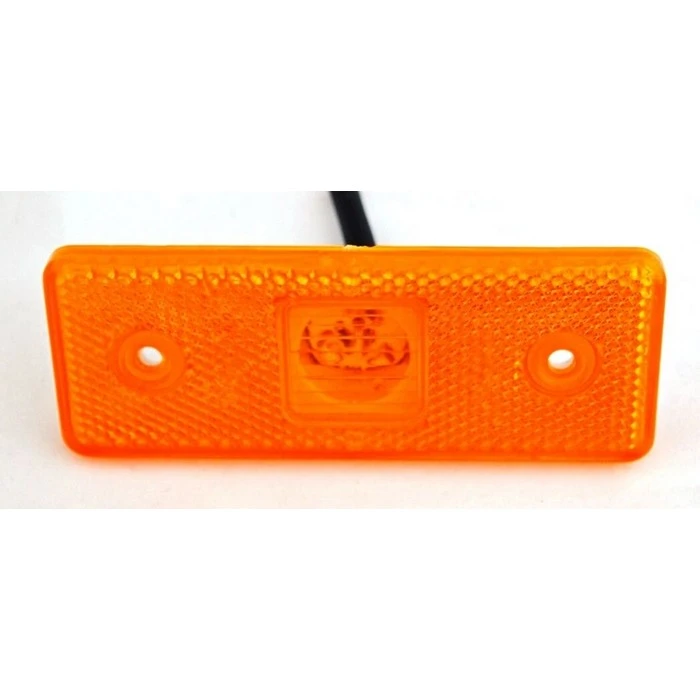 Лед страничен жълт габарит 12/24V за бус камион ремарке