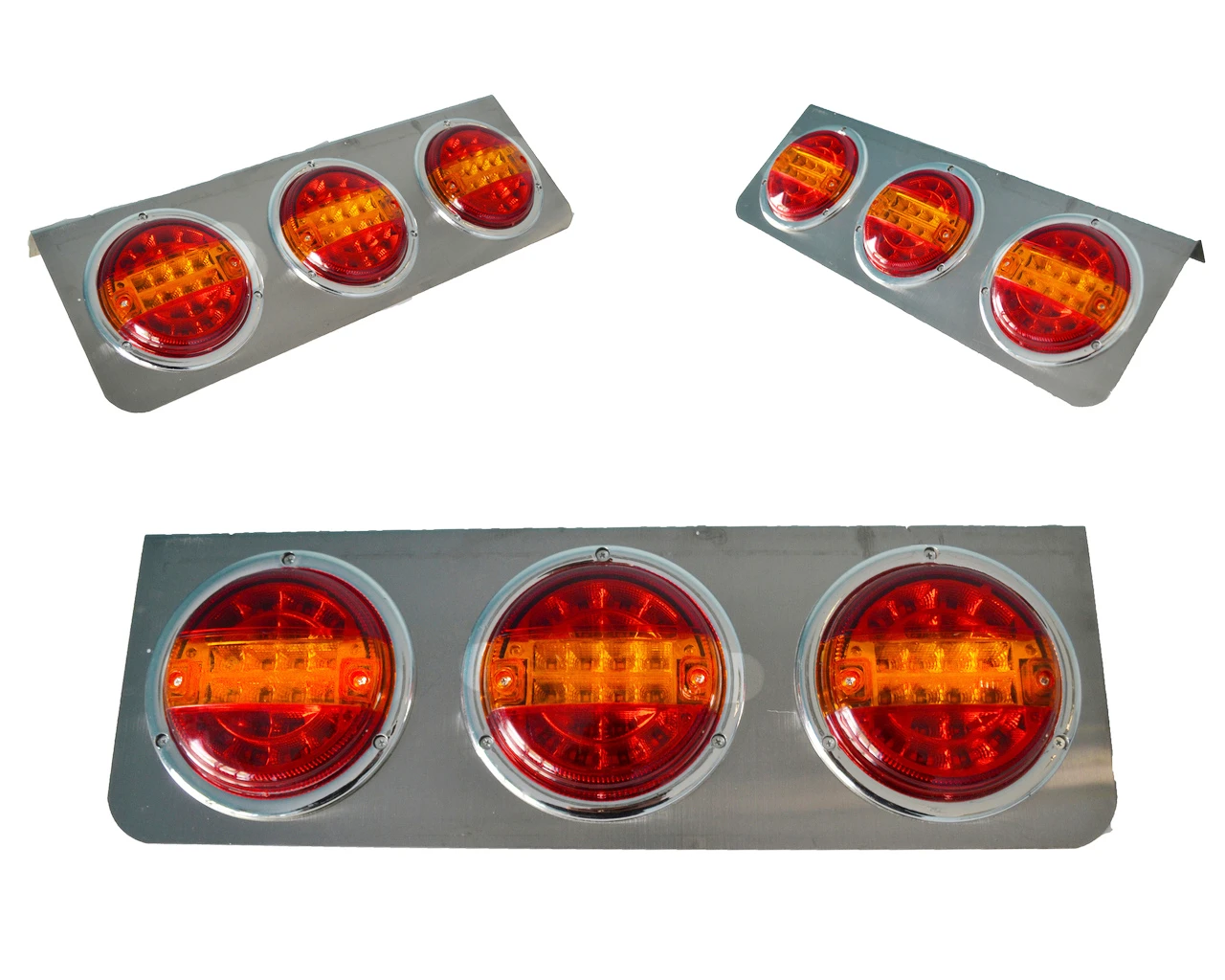 1 бр- LED- стоп- с -3- кръгли хамбургера