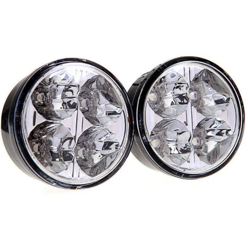 LED халоген - дневна светлина с 4 диода, комплект