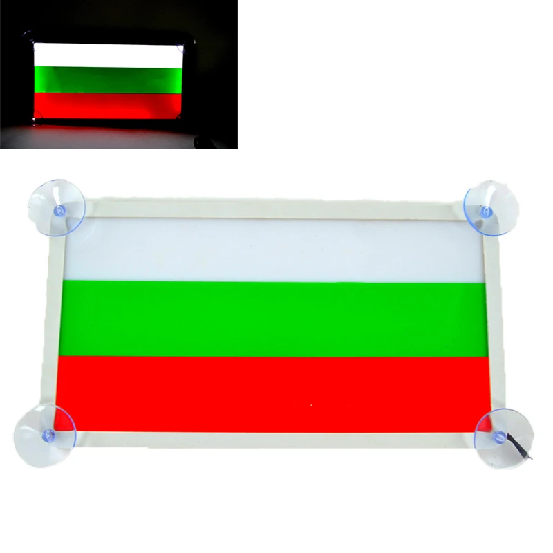 3D Табела BULGARIA, бяло, зелено, червено