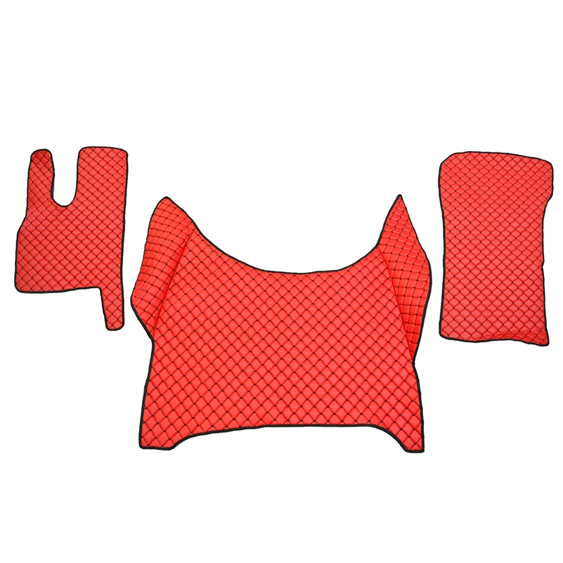 Кожени стелки за DAF XF 106, 2021+, червени