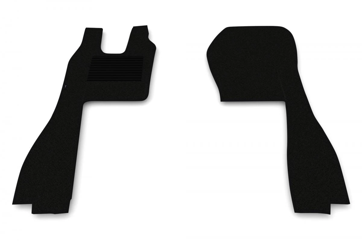 Комплект от 2 части черни мокетени стелки за SCANIA R , 2011/2016