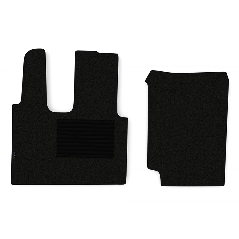 Черни мокетени стелки за MERCEDES ACTROS MP4, (шофьорска + пътническа)