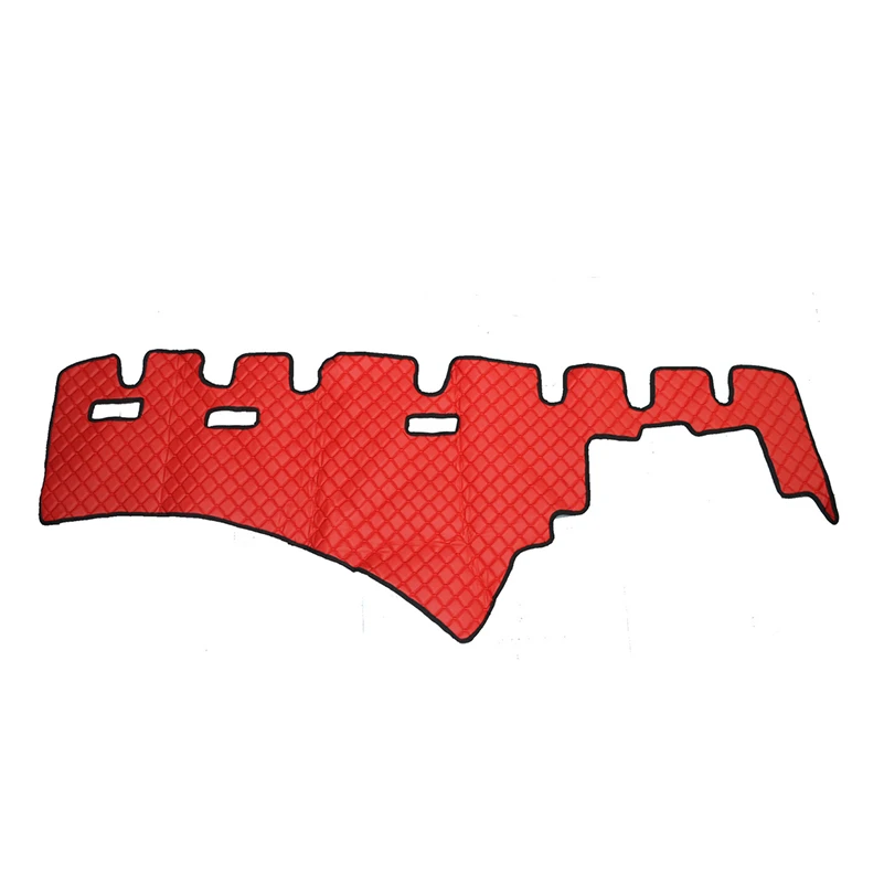 Червена- еко- кожена- стелка за табло за SCANIA R STREAMLINE 2009/2016