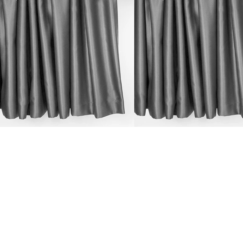 Комплект от 2 части големи завеси за легло, зад седалки, СИВО