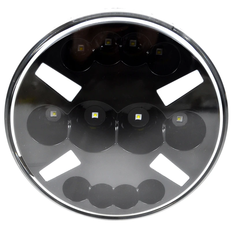 Кръгъл Комбо Халоген NEON светлина, 12/24V