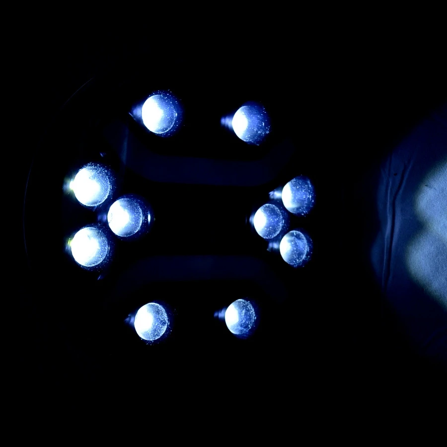 Кръгла- Комбо -Халоге, NEON светлина, 10 диода