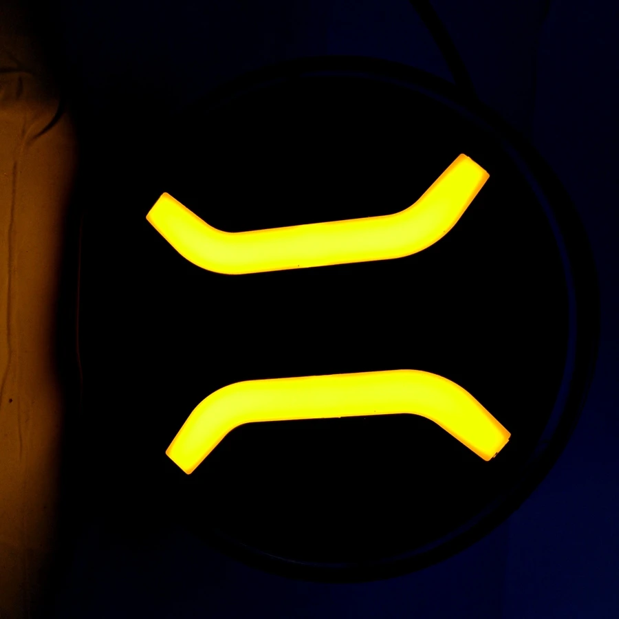 Кръгла- Комбо -Халоге, NEON светлина, 10 диода