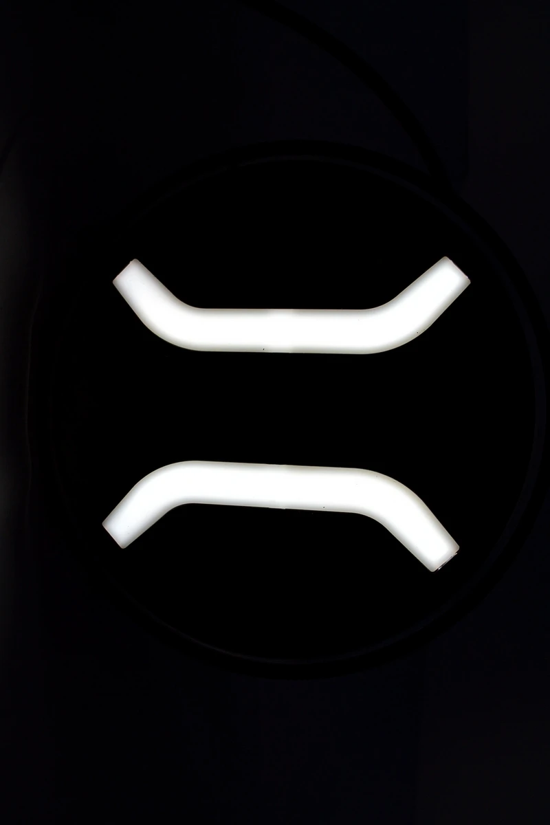 Кръгла- Комбо -Халоге, NEON светлина, 10 диода