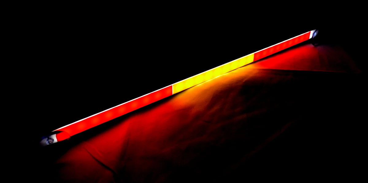 Диодна пура тип знаме – Испания,  ЧЕРВЕНО/БЯЛО/ЗЕЛЕНО 12/24V, 50 см.