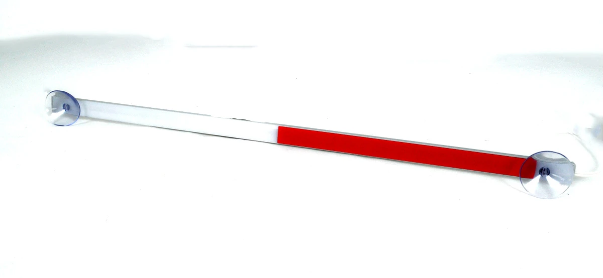 Диодна пура 50 см тип знаме Полша – Бяло/Червено, 12/24V