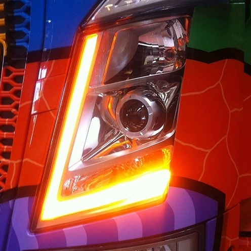 Оранжеви DRL LED-дневи светлини за VOLVO FH4 2006/2015+