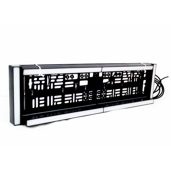 Рамка за номер с LED осветлениe, 12/24V, 2 функции, DRL дневна светлина Рамка за номер с LED осветлениe, 12/24V, 2 функции, DRL дневна светлина
