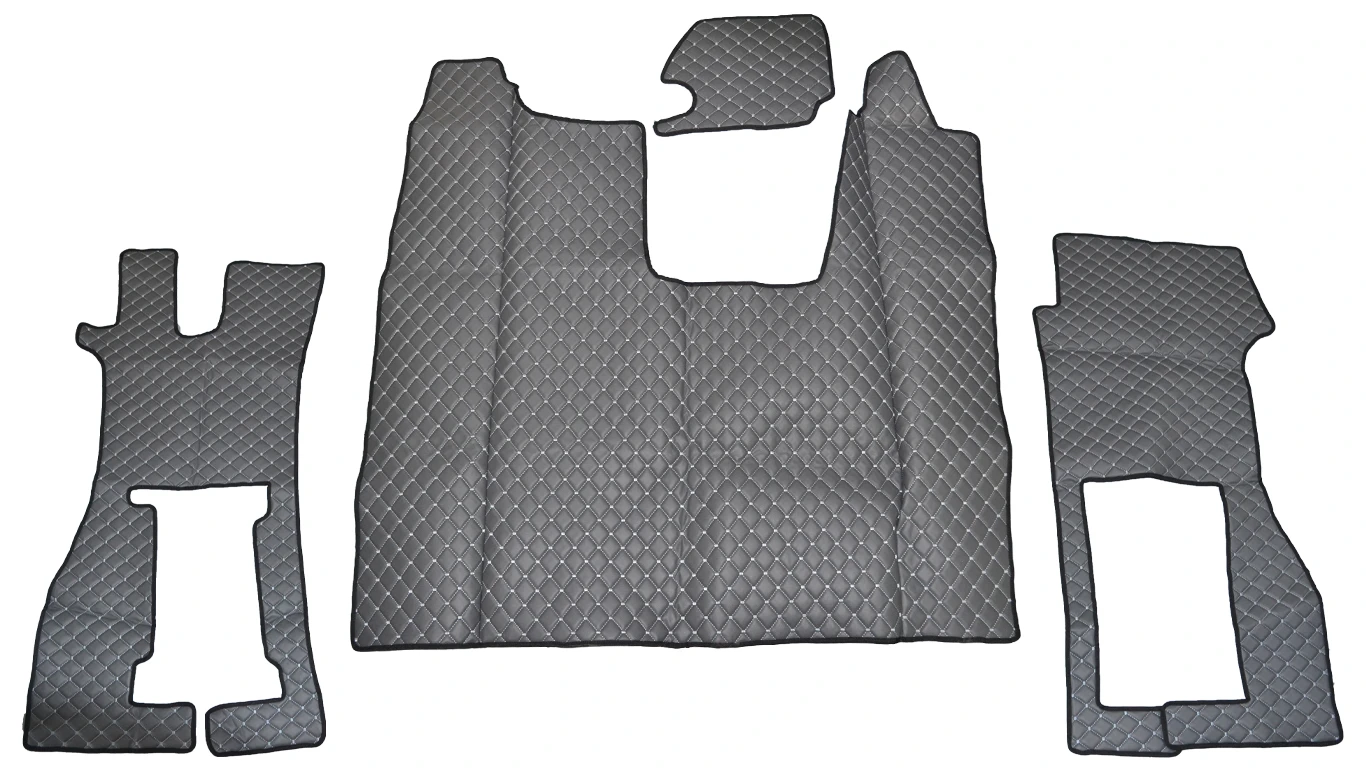 Кожени стелки за SCANIA R SUSPENSION PASSENGER SEAT,(prod. 9.2016-),тъмно сиво