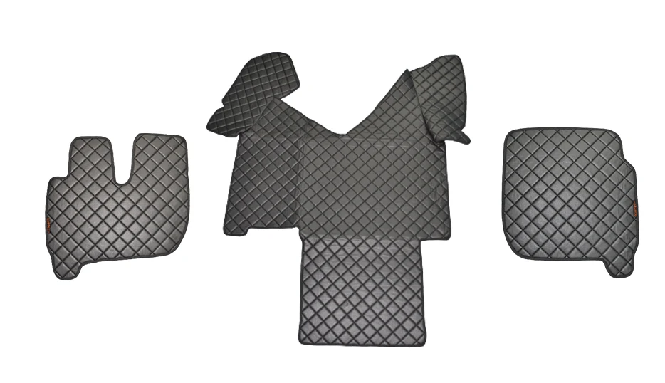 Черни- anti-slip -кожени- стелки за Iveco Stralis