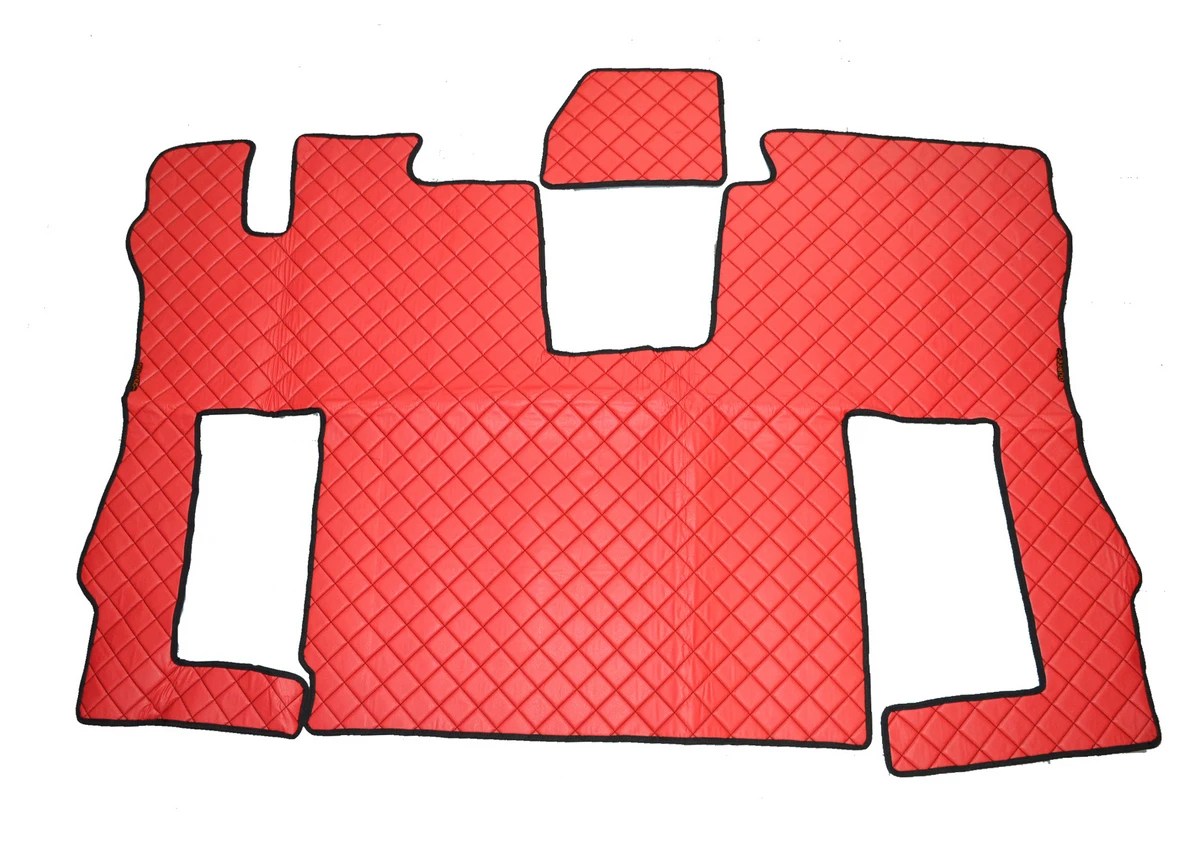 Червени кожени стелки за Scania S 2020+