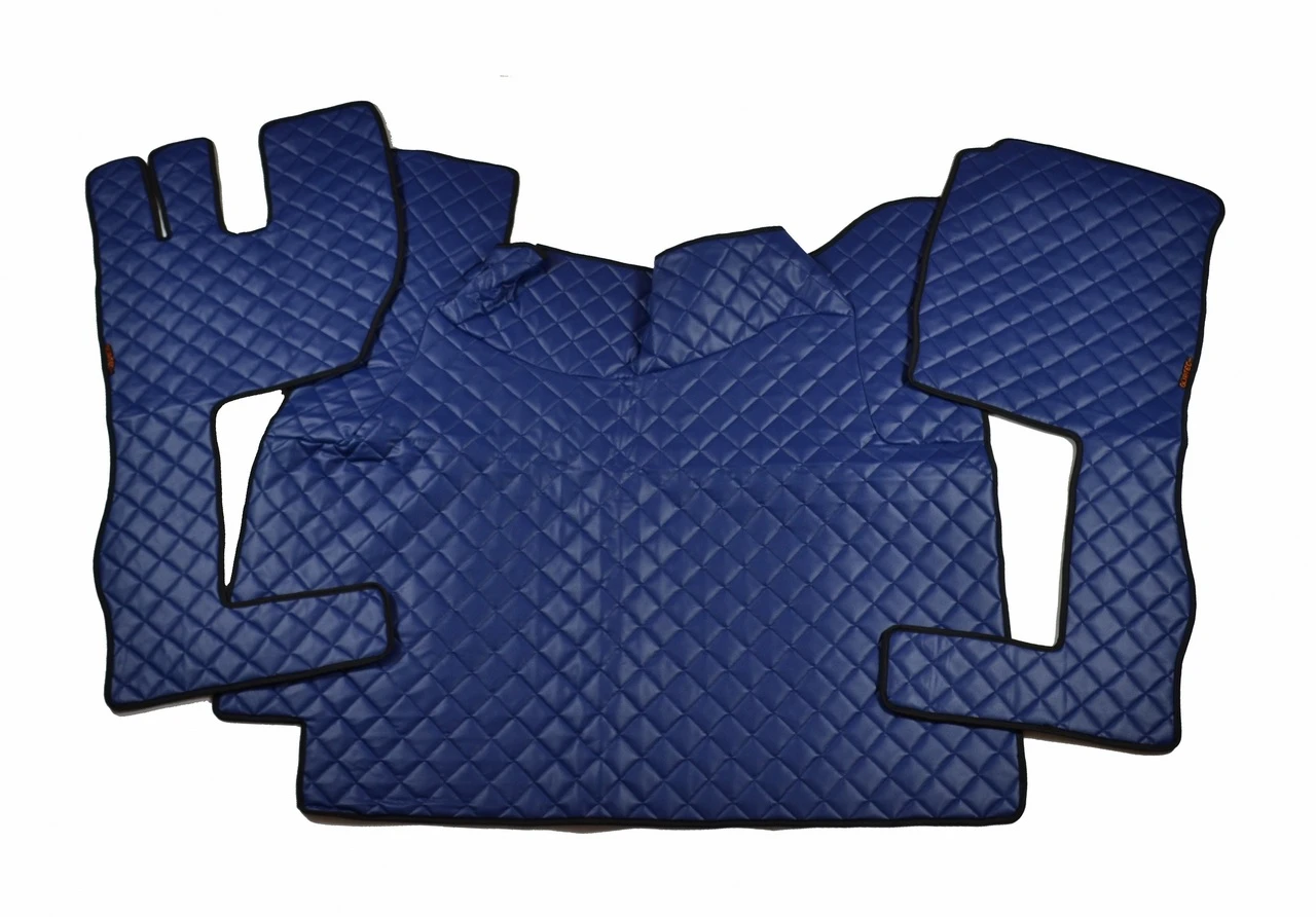 Бeжови кожени стелки за Volvo FH4 2009/2013 с ръчни скорости, по шаблон