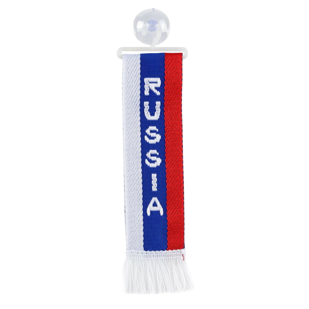 Знаме RUSSIA, с вендуза за захващане, 5х22 см. ZNA1RU