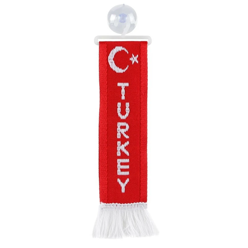 Мини знаме TURKEY 5×22 см с вендуза – декоративно флагче Мини знаме TURKEY 5×22 см с вендуза – декоративно флагче