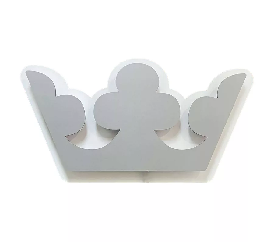 Огледална табела Корона/Crown 12/24V, червена, МАТ, 59х32 см