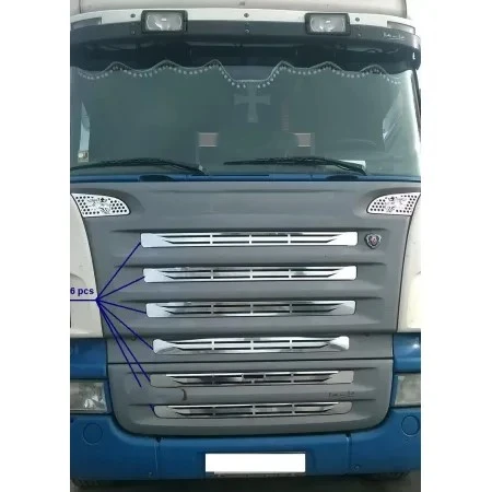 Декорация за предна решетка за Scania R 2004-2009, 6 части