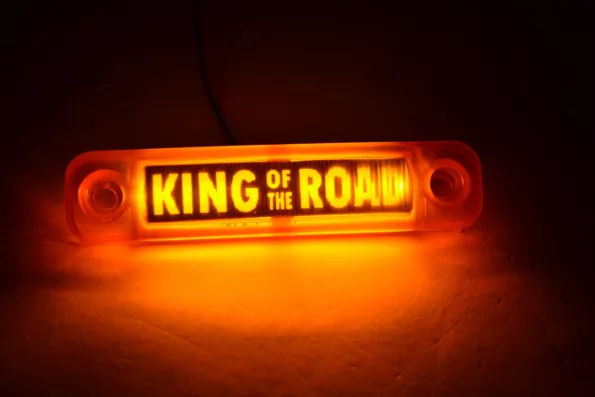 LED габарит King Of The Road, Жълт, 12/24V