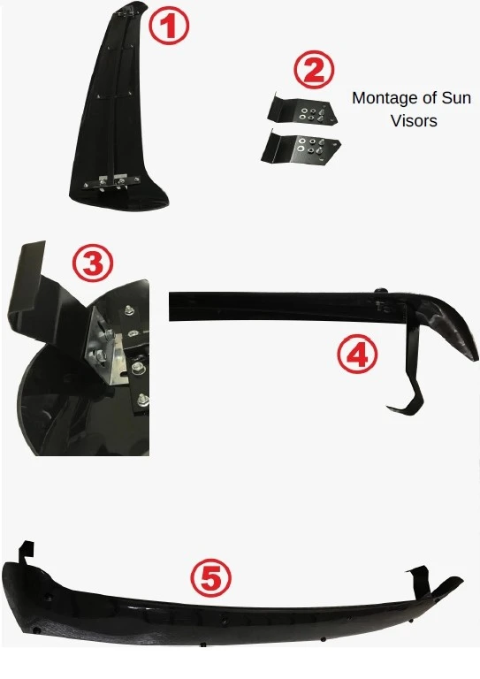 Сенник- за -FIAT- DUCATO, включващ монтажен комплект, за 2007 – 2014 г