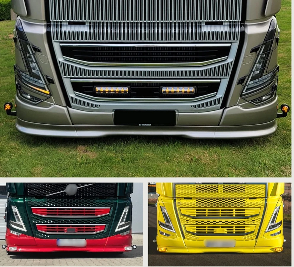 Пластмасова- добавка- под предна броня за VOLVO FH4/5,2013+