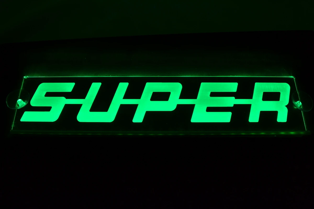 Табела SUPER,лазер,12/24V,500мм.