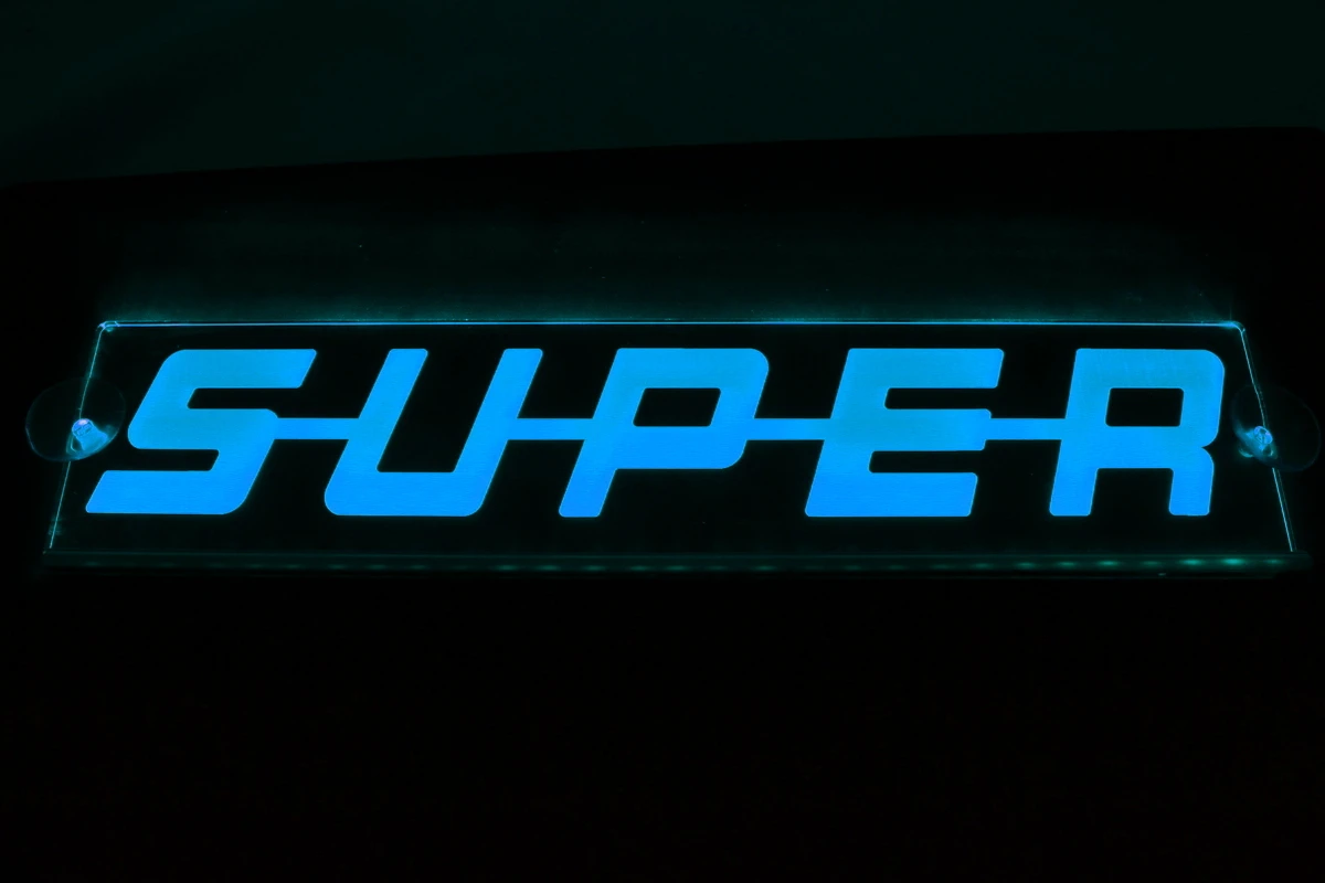 Табела SUPER,лазер,12/24V,500мм.