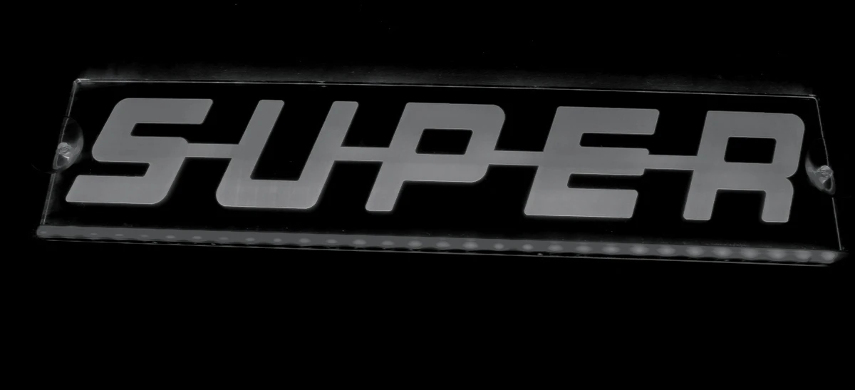 Табела SUPER,лазер,12/24V,500мм.