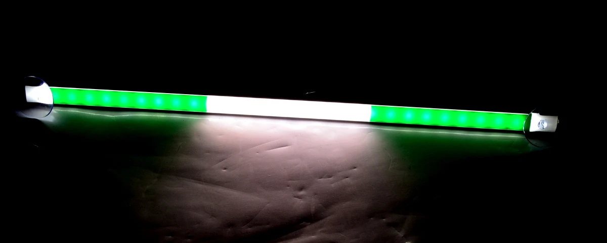LED Пура,50см.Нигерия,ЗЕЛЕНО/БЯЛО/ЗЕЛЕНО,12/24V