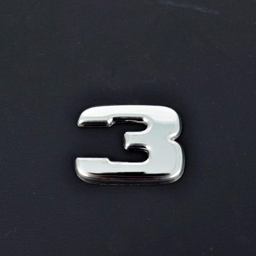 Цифра 3 метална декорация за Scania S/R 2017+