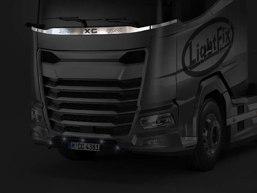 Декорация лайсна под чистачки за DAF XG, XG+