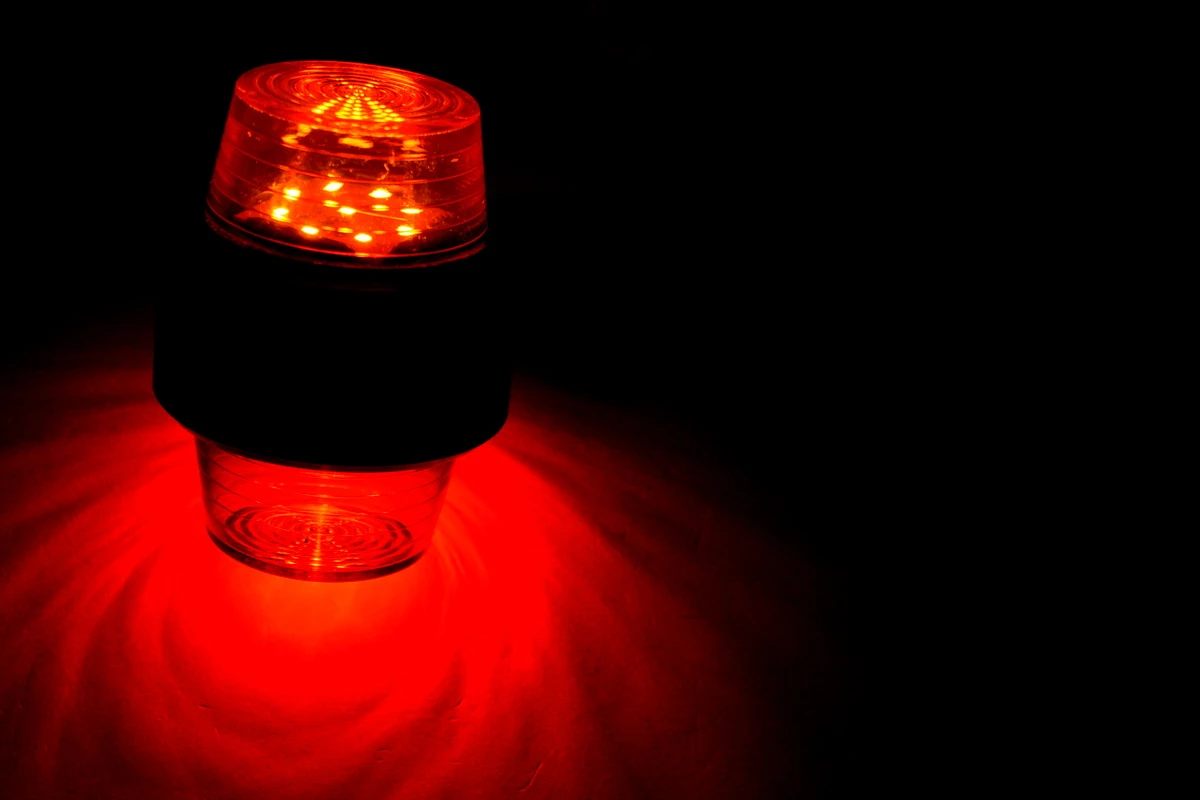 Maxi-габарит- криво- LED рогче,червено/жълто,12/24V