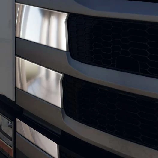 Kомплект ъгли за предна решетка на Scania S, 2016+