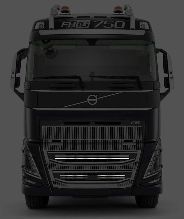 К-т вътрешни лайсни за предна решетка за VOLVO FH5, 2021+