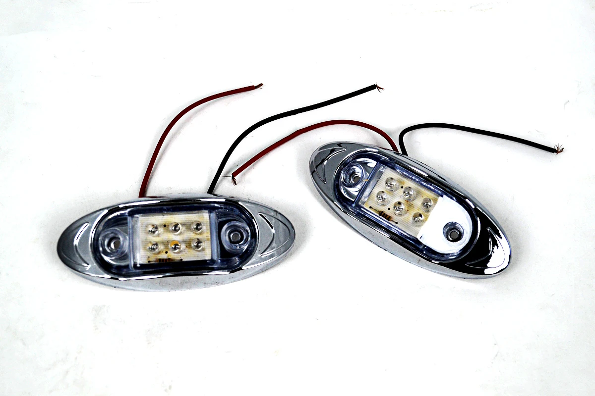 Овален LED габарит, бял с червена светлина, 24V Овален -LED -габарит- БЯЛ С ЧЕРВЕНА СВЕТЛИНА, 24V