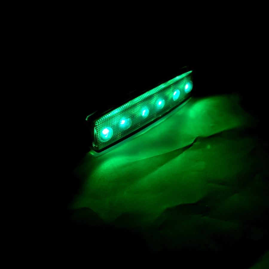 Нокта ЗЕЛЕНА 12V. LED Светлина за Кабина